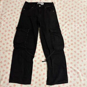 Black cargo jeans size 25/1